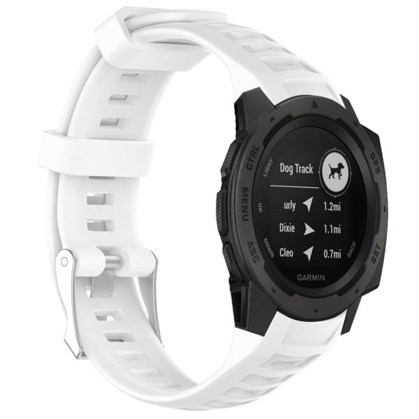 imoshion Bracelet silicone Garmin Instinct - Blanc