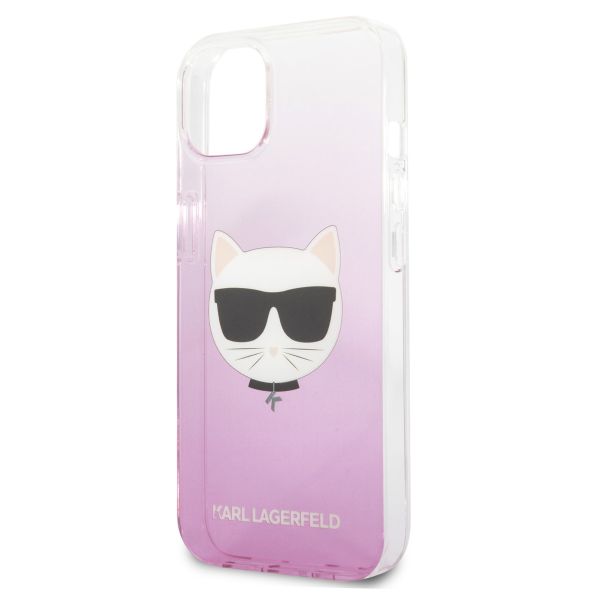 Karl Lagerfeld Coque arrière rigide Choupette iPhone 13 Mini - Rose