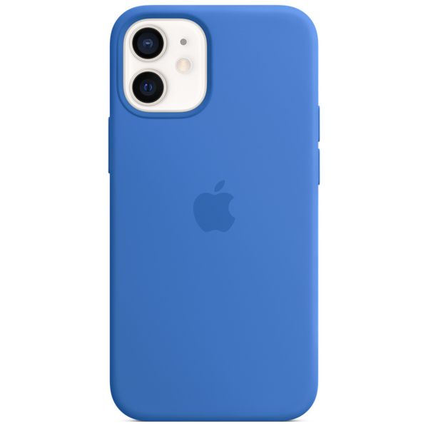 Apple Coque en silicone MagSafe iPhone 12 Mini - Capri Blue