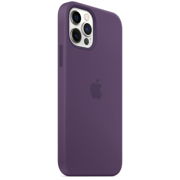 Apple Coque en silicone MagSafe iPhone 12 (Pro) - Amethyst