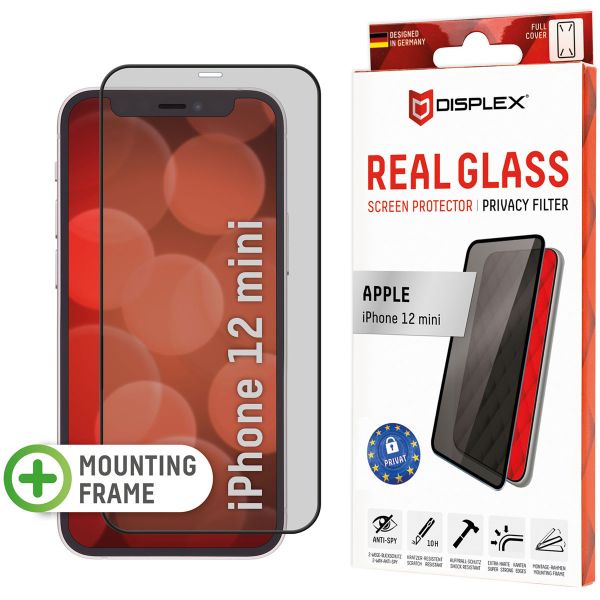 Displex Protection d'écran en verre trempé Privacy iPhone 12 Mini