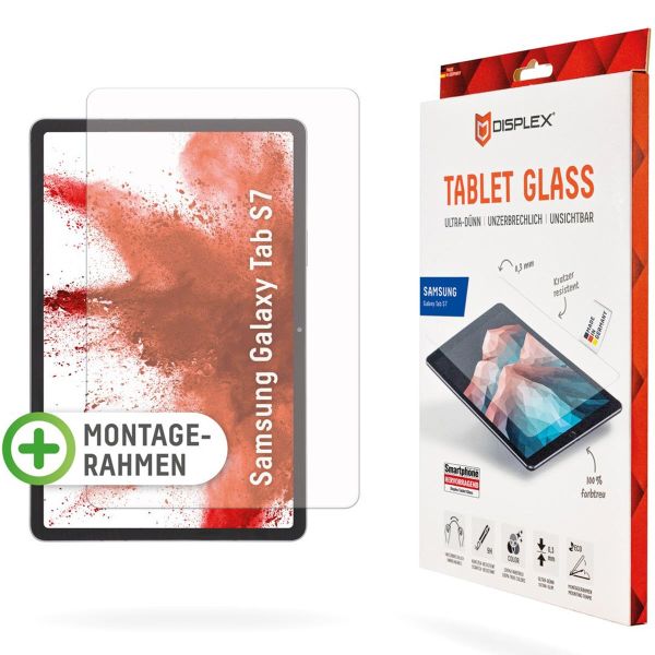 Displex Protection d'écran en verre trempé Samsung Galaxy Tab S7 / S8 / S9 / S9 FE - Transparent