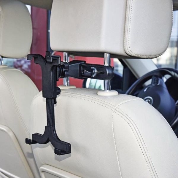 Hama ﻿Support de tablette pour voiture - 7 à 12,9 pouces - Réglable - Universel - Appui-tête - Noir