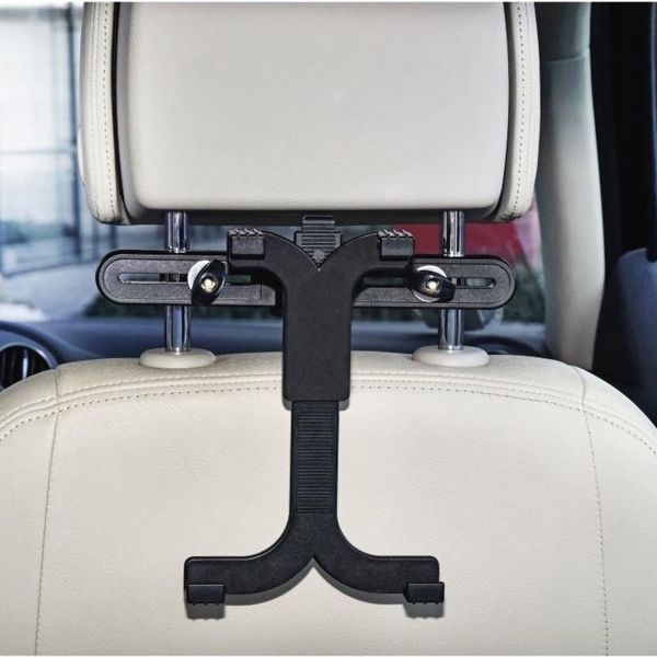 Hama ﻿Support de tablette pour voiture - 7 à 12,9 pouces - Réglable - Universel - Appui-tête - Noir