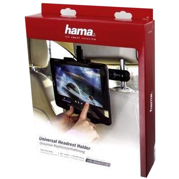 Hama ﻿Support de tablette pour voiture - 7 à 12,9 pouces - Réglable - Universel - Appui-tête - Noir