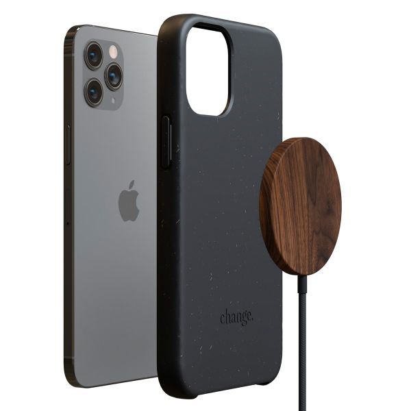 Woodcessories Chargeur sans fil MagPad - Adapté à MagSafe - Bois de noyer