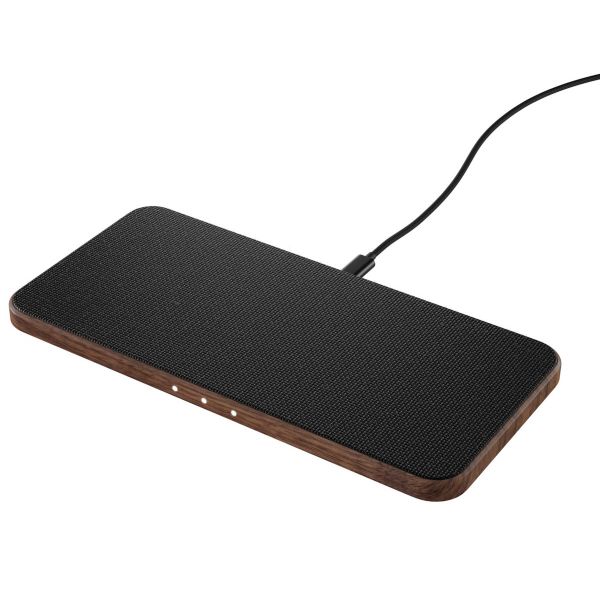 Woodcessories Chargeur sans fil MultiPad - Tapis de chargement sans fil - Bois de noyer