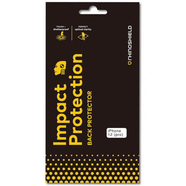 RhinoShield Protection arrière résistante aux chocs iPhone 12 (Pro)