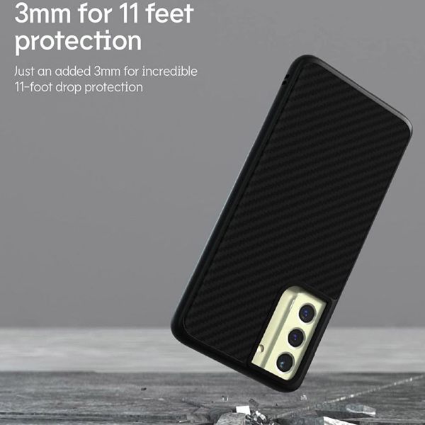 RhinoShield Coque SolidSuit Samsung Galaxy S21 FE - Carbon Fiber