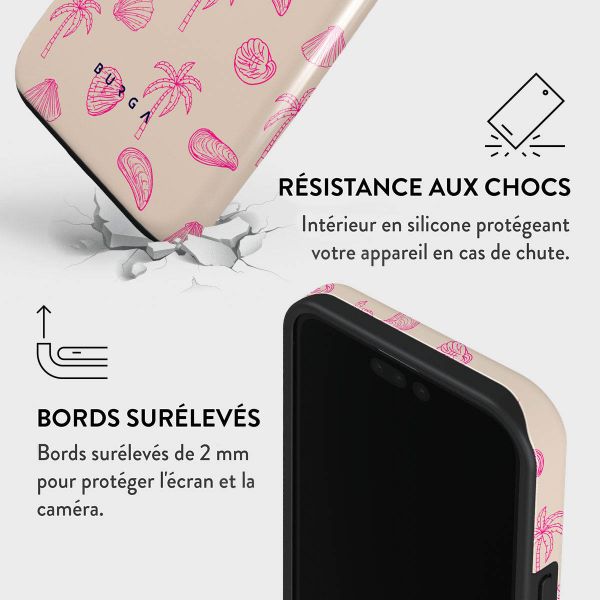 Burga Coque arrière Tough iPhone 15 Pro - Beach Please