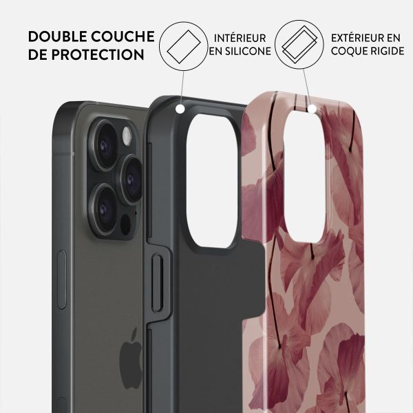 Burga Coque arrière Tough iPhone 15 Pro - Tender Kiss