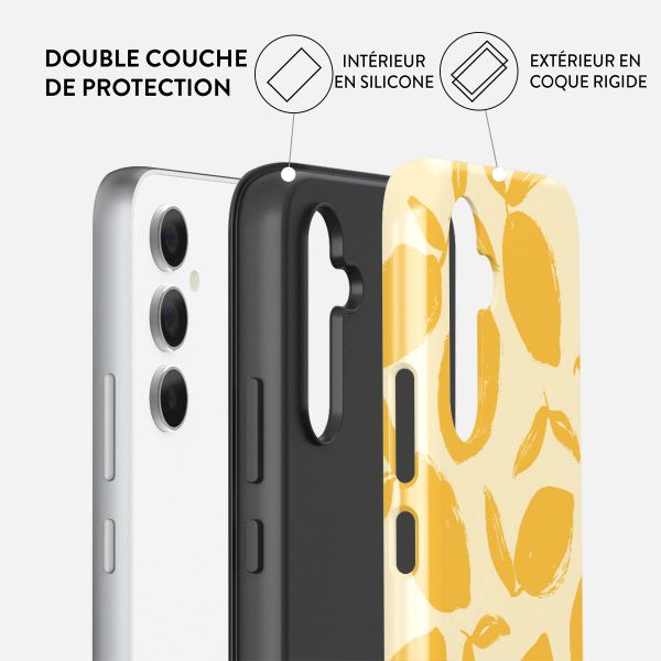 Burga Coque arrière Tough Samsung Galaxy A54 - Lemon Tart