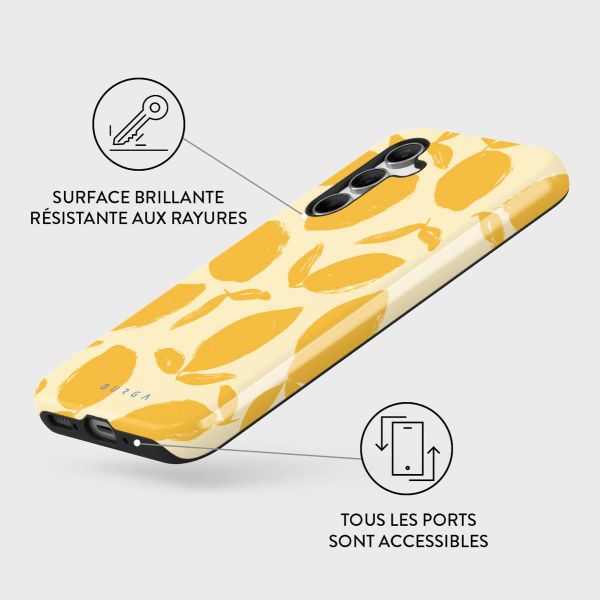 Burga Coque arrière Tough Samsung Galaxy A54 - Lemon Tart