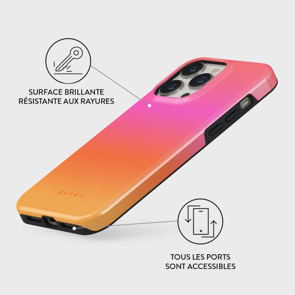 Burga Coque arrière Tough iPhone 14 Pro - Sunset Club