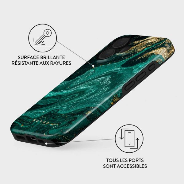 Burga Coque arrière Tough iPhone 16 Plus - Emerald Pool