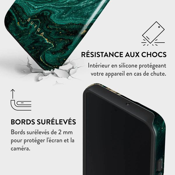 Burga Coque arrière Tough Samsung Galaxy S22 - Emerald Pool