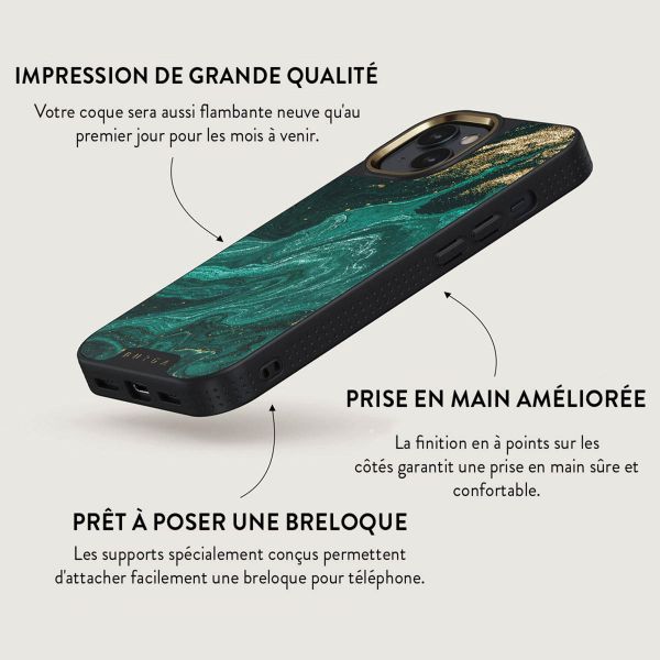 Burga Coque Elite Gold iPhone 14 - Emerald Pool