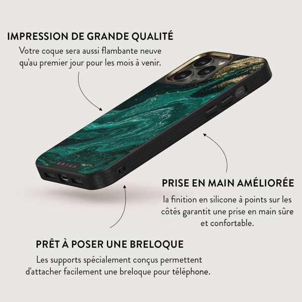 Burga Coque Elite Gold iPhone 14 Pro - Emerald Pool