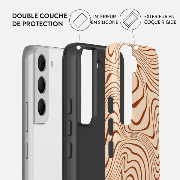 Burga Coque arrière Tough Samsung Galaxy S22 - Déjà Vu