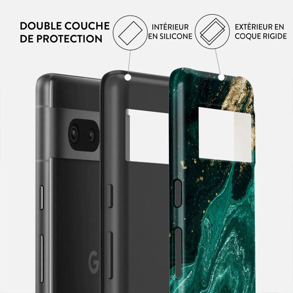 Burga Coque arrière Tough Google Pixel 7 - Emerald Pool