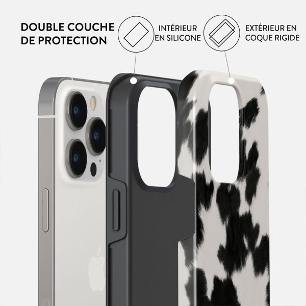 Burga Coque arrière Tough iPhone 15 Pro Max - Achromatic