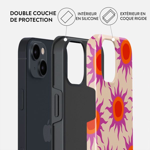 Burga Coque arrière Tough iPhone 15 - Sunset Glow