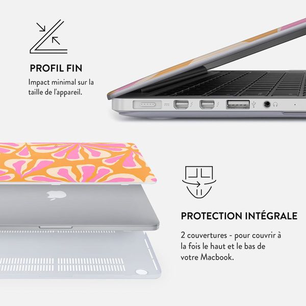 Burga Coque Rigide MacBook Pro 13 pouces (2020 / 2022) - A2289 / A2251 / A2338 - Aloha