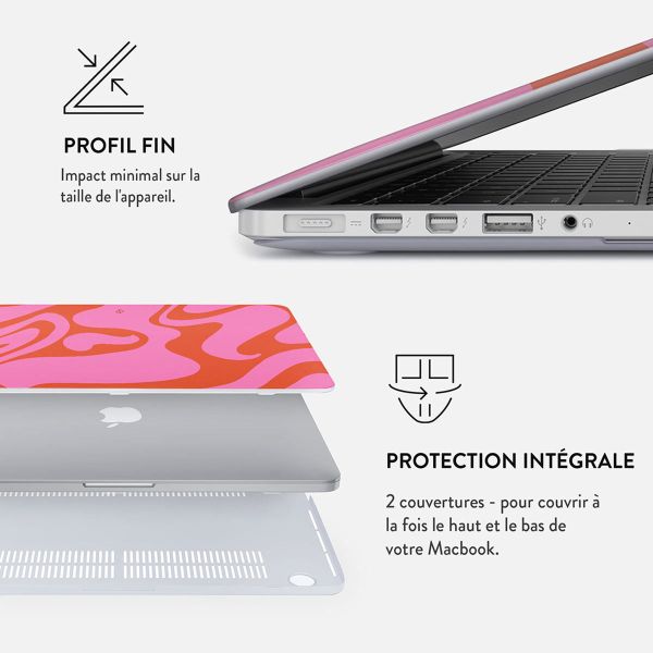 Burga Coque Rigide MacBook Pro 13 pouces (2020 / 2022) - A2289 / A2251 - Ride the Wave