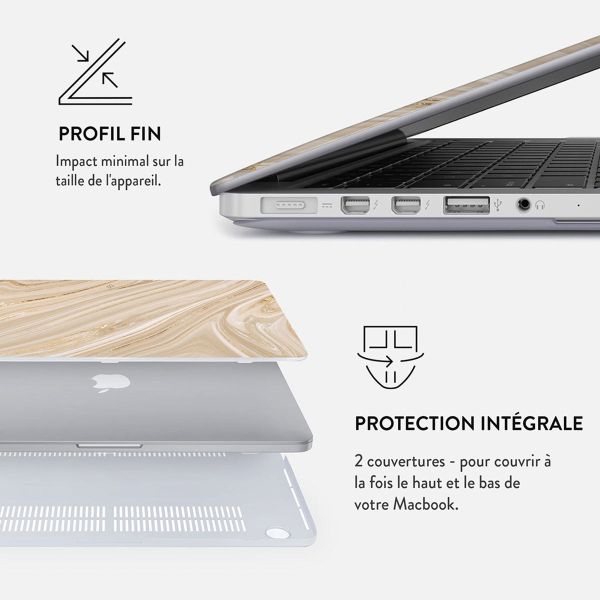 Burga Coque Rigide MacBook Pro 13 pouces (2020 / 2022) - A2289 / A2251 / A2338 - Full Glam