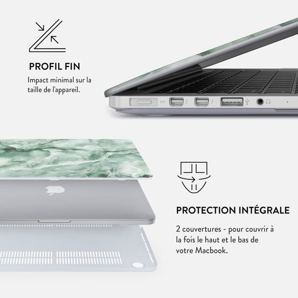 Burga Coque Rigide MacBook Pro 16 pouces (2021) / Pro 16 pouces (2023) M3 chip - A2485 / A2780 / A2991 - Pistachio Cheesecake