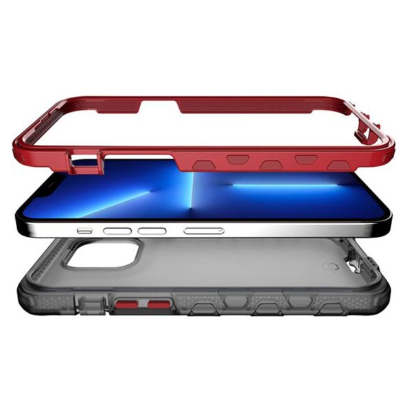 Itskins Coque Supreme Frost iPhone 13 Pro - Rouge