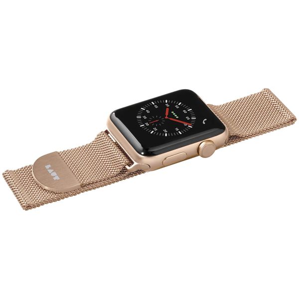 Laut Steel Loop Apple Watch Series 1-10 / SE / Ultra (2) - 42/44/45/46/49 mm - Dorée