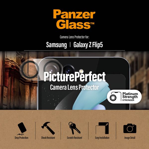 PanzerGlass Protection d'écran camera en verre trempé Samsung Galaxy Z Flip 5