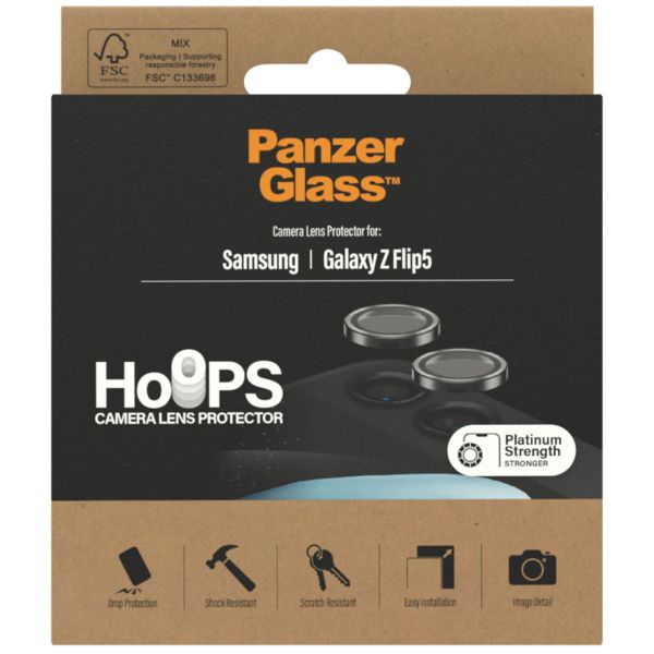 PanzerGlass Protection d'écran camera Hoop Optic Rings Samsung Galaxy Z Flip 5