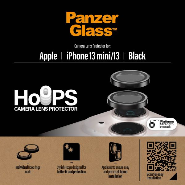 PanzerGlass Protection d'écran camera Hoop Optic Rings iPhone 13 / 13 Mini