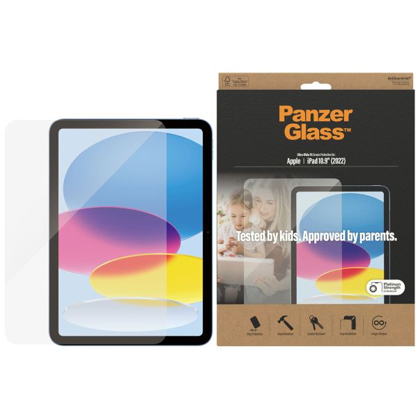 PanzerGlass Protection d'écran en verre trempé iPad 10 (2022) 10.9 pouces