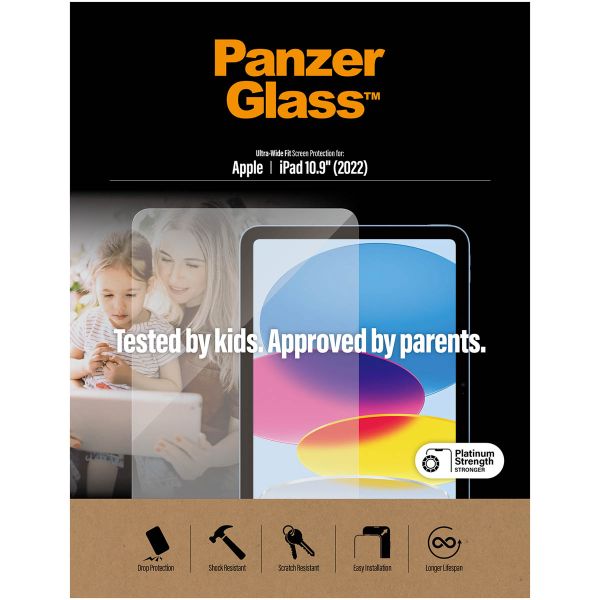 PanzerGlass Protection d'écran en verre trempé iPad 10 (2022) 10.9 pouces