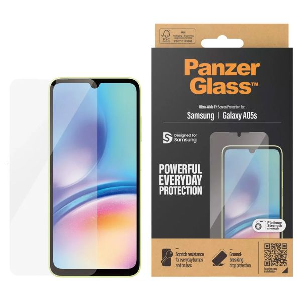 PanzerGlass Protection d'écran Ultra-Wide Fit Anti-bactérienne Samsung Galaxy A05s