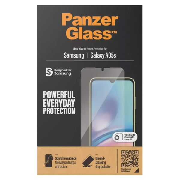 PanzerGlass Protection d'écran Ultra-Wide Fit Anti-bactérienne Samsung Galaxy A05s