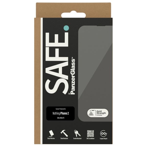 PanzerGlass Protection d'écran SAFE Ultra-Wide Fit Nothing Phone (2)