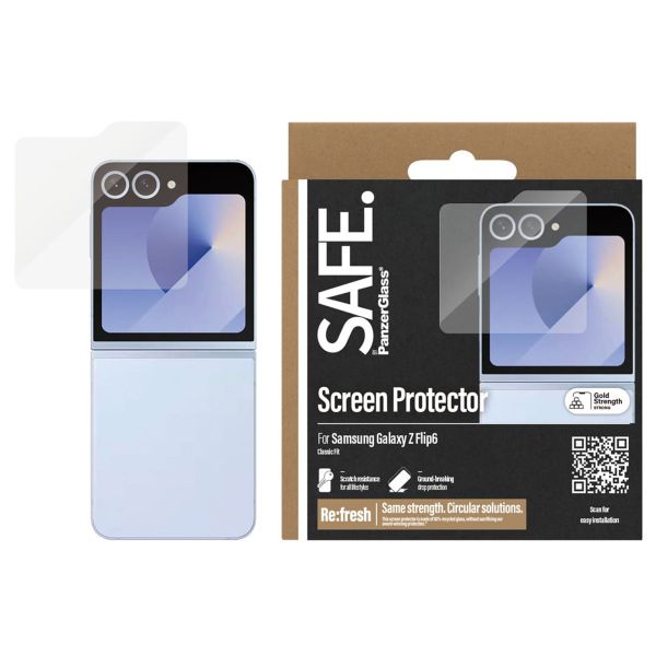 PanzerGlass Protection d'écran SAFE Ultra-Wide Fit Samsung Galaxy Z Flip 6