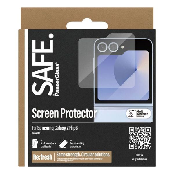 PanzerGlass Protection d'écran SAFE Ultra-Wide Fit Samsung Galaxy Z Flip 6