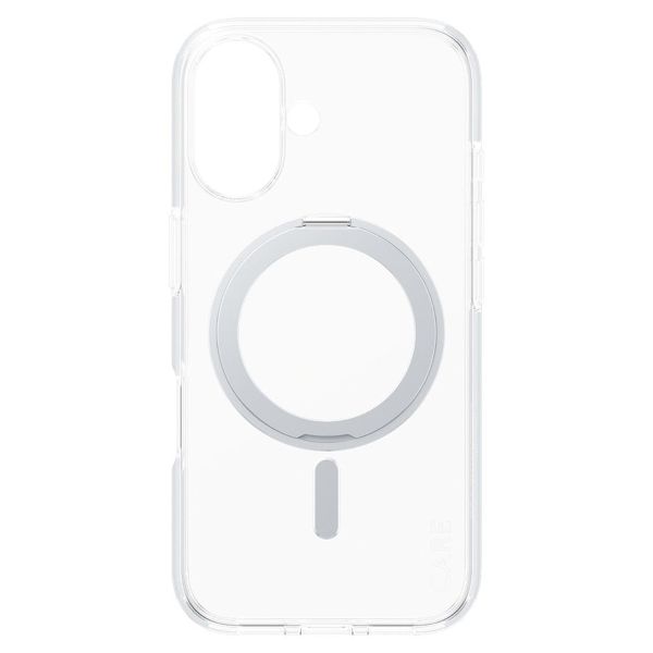 PanzerGlass Coque CARE Kickstand MagSafe iPhone 16 - Argent