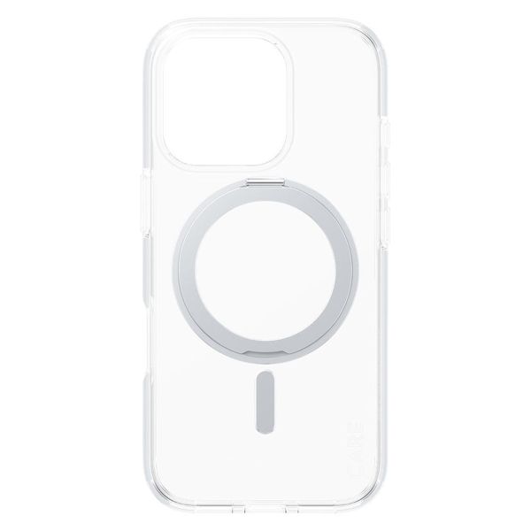 PanzerGlass Coque CARE Kickstand MagSafe iPhone 16 Pro - Argent