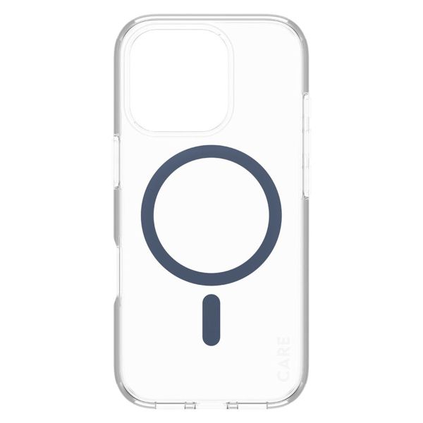 PanzerGlass Coque CARE Urban Combat MagSafe iPhone 16 Pro- Transparent / Bleu