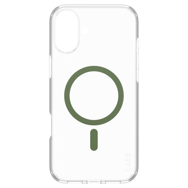 PanzerGlass Coque CARE Urban Combat MagSafe iPhone 16 Plus - Transparent / Vert