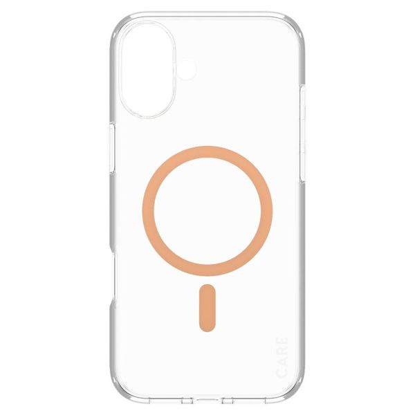 PanzerGlass Coque CARE Urban Combat MagSafe iPhone 16 Plus - Transparent / Peach