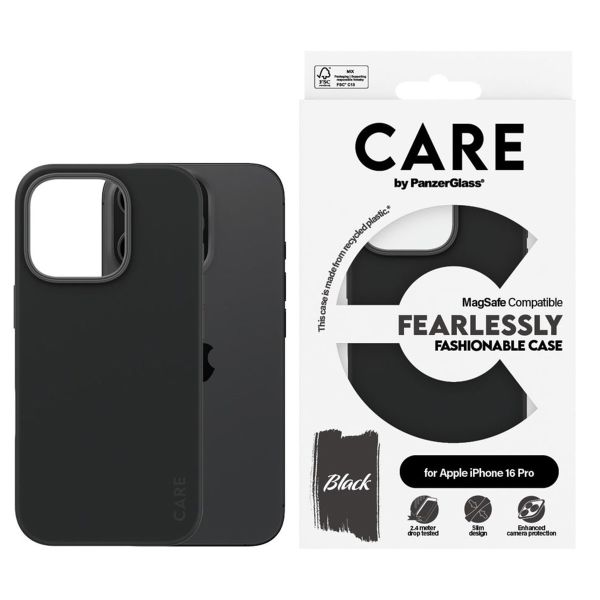 PanzerGlass Coque CARE Fashion MagSafe iPhone 16 Pro - Noir