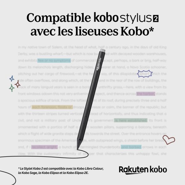 Kobo Stylus 2 - Noir