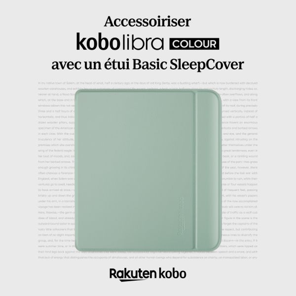 Kobo Etui de liseuse Basic SleepCover Kobo Libra Colour - Garden Green